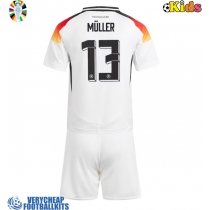 Germany Thomas Muller #13 Replica Home Minikit Euro 2024 Short Sleeve (+ pants)